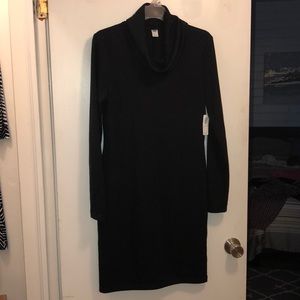 NWT Old Navy knee length sweater dress w/cowl neck